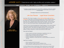 Tablet Screenshot of janseconsulting.com